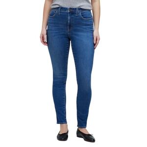 Madewell 10 Inch High Rise Skinny Jeans Women's Size 31 Blue Denim